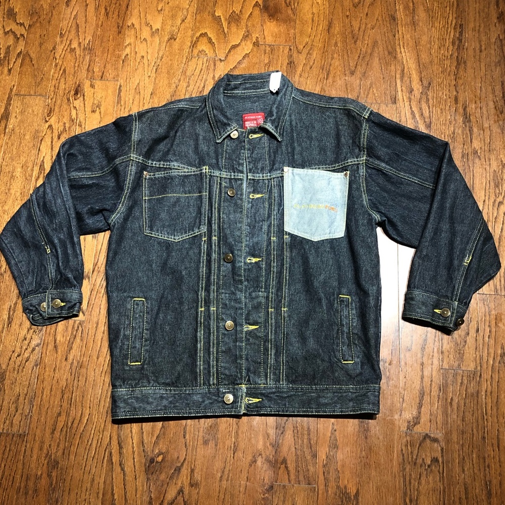 Rare Platinum Fubu Denim Jacket